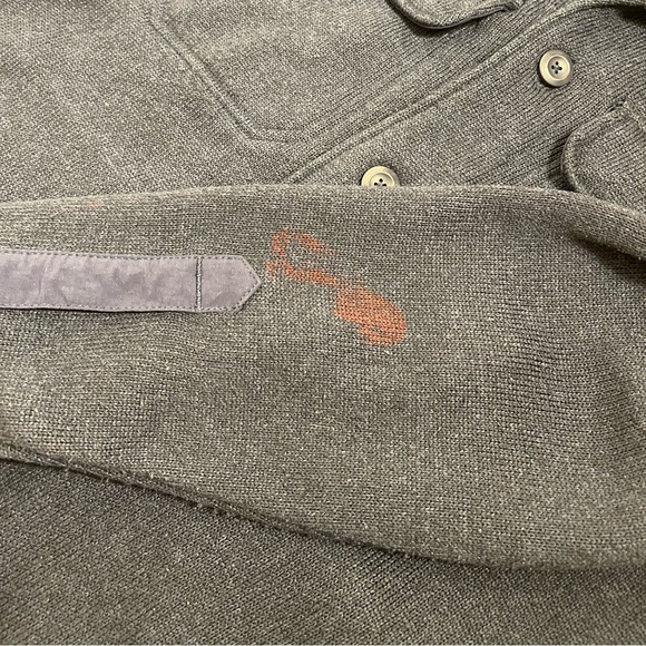 Patagonia Better Sweater Shirt Jacket Small Navy Blue Outdoors Stained - Picture 6 of 12